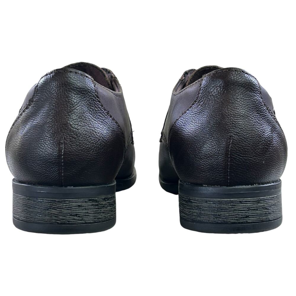 Earth Origins Shoes Women Size 8 Brown Navigate Nate Leather Workwear Slip On - Picture 6 of 12